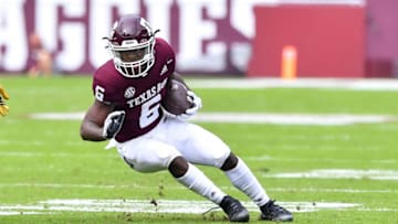 Devon Achane, Texas A&M football Mandatory Credit: Maria Lysaker-USA TODAY Sports
