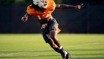 Tennessee defensive back Tyus Fields (17) at practice on Friday, August 9, 2019.Kns Vols Observations