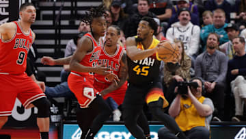 Utah Jazz guard Donovan Mitchell (Chris Nicoll-USA TODAY Sports)