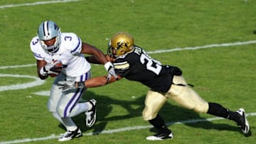 The home-and-home series between Colorado football and Kansas State that was scheduled to take place in 2027 and 2028 is in jeopardy Mandatory Credit: Ron Chenoy-USA TODAY Sports