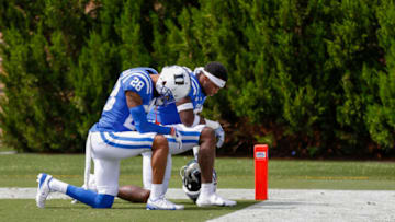 Duke football cornerback Mark Gilbert (Mandatory Credit: Nell Redmond-USA TODAY Sports)