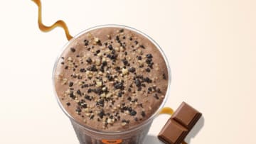 Dunkin Caramel Chocolate Cold Brew, photo provided by Dunkin