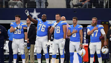 ARLINGTON, TX - NOVEMBER 23: Russell Okung (Photo by Tom Pennington/Getty Images)