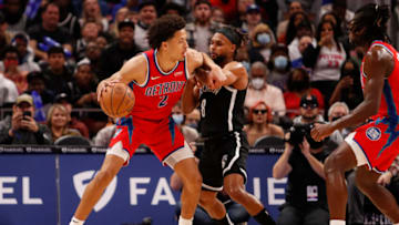 Detroit Pistons guard Cade Cunningham Credit: Raj Mehta-USA TODAY Sports