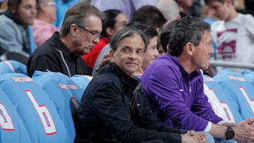 SACRAMENTO, CA - APRIL 7: Owner Vivek Ranadive of the Sacramento Kings looks on during the game against the New Orleans Pelicans on April 7, 2019 at Golden 1 Center in Sacramento, California. NOTE TO USER: User expressly acknowledges and agrees that, by downloading and or using this photograph, User is consenting to the terms and conditions of the Getty Images Agreement. Mandatory Copyright Notice: Copyright 2019 NBAE (Photo by Rocky Widner/NBAE via Getty Images)