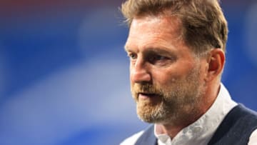 CARDIFF, WALES - JULY 27: Ralph Hasenhuttl the head coach / manager of Southampton during the Pre-Season Friendly match between Cardiff City and Southampton at Cardiff City Stadium on July 27, 2021 in Cardiff, Wales. (Photo by Matthew Ashton - AMA/Getty Images)