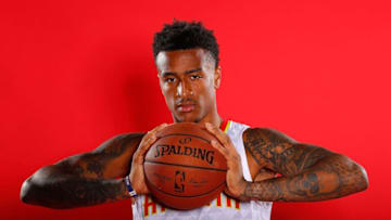 ATLANTA, GA - SEPTEMBER 24: John Collins #20 of the Atlanta Hawks poses for portraits during media day at Emory Sports Medicine Complex on September 24, 2018 in Atlanta, Georgia. (Photo by Kevin C. Cox/Getty Images)