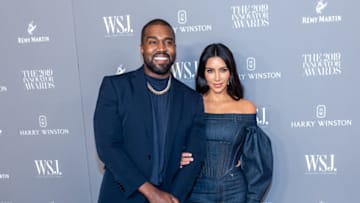 NEW YORK, NEW YORK - NOVEMBER 06: Kanye West and Kim Kardashian attend the WSJ Mag 2019 Innovator Awards at The Museum of Modern Art on November 06, 2019 in New York City. (Photo by Mark Sagliocco/WireImage)