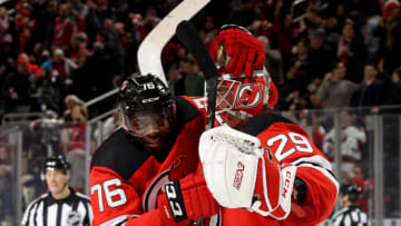 P.K. Subban #76 of the New Jersey Devils. (Photo by Elsa/Getty Images)
