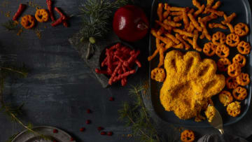 New new Cheetos holiday cookbook, BON-APPE-CHEETOS: A Holiday Cookbook by Chester & Friends photo provided Cheetos