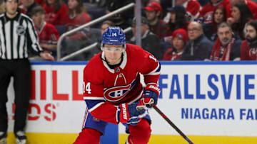BUFFALO, NY - JANUARY 30: Nick Suzuki Montreal Canadiens. (Photo by Nicholas T. LoVerde/Getty Images)