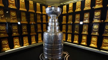 The Stanley Cup at the UCLA Hall of Fame (Photo by Adam Pantozzi/Andrew D. Bernstein Associates Photography, Inc. for AEG via Getty Images)