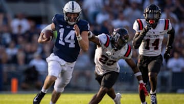 Sean Clifford #14 of the Penn State Nittany Lions (Photo by Scott Taetsch/Getty Images)
