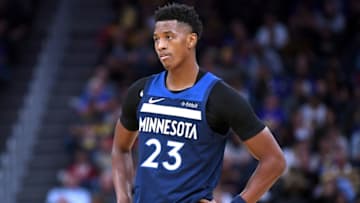 SAN FRANCISCO, CALIFORNIA - OCTOBER 10: Jarrett Culver #23 of the Minnesota Timberwolves. (Photo by Thearon W. Henderson/Getty Images)