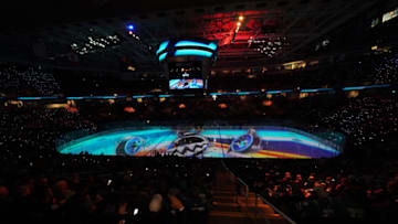 SAN JOSE, CALIFORNIA - MAY 11: A detailed view of the arena prior to Game One between the St. Louis Blues and the San Jose Sharks in the Western Conference Finals during the 2019 NHL Stanley Cup Playoffs at SAP Center on May 11, 2019 in San Jose, California. (Photo by Thearon W. Henderson/Getty Images)