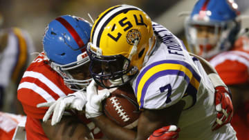 BATON ROUGE, LA - OCTOBER 22: Leonard Fournette