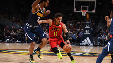 Trae Young #11 of the Atlanta Hawks (Photo by Garrett Ellwood/NBAE via Getty Images)