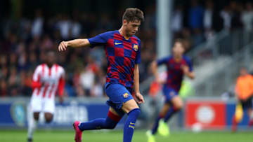 Jaume Jardi Poyato of FC Barcelona. (Photo by Dean Mouhtaropoulos/Getty Images)