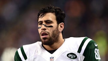 Nov 24, 2014; Detroit, MI, USA; New York Jets tight end Jace Amaro (88) against the Buffalo Bills at Ford Field. Mandatory Credit: Andrew Weber-USA TODAY Sports
