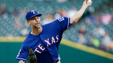 DETROIT, MI - JUNE 26: Mike Minor #23 of the Texas Rangers pitches against the Detroit Tigers during the second inning at Comerica Park on June 26, 2019 in Detroit, Michigan. (Photo by Duane Burleson/Getty Images)