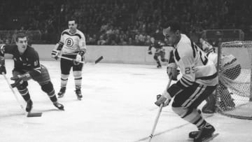 Photo by Brian Babineau/NHLI via Getty Images   Photo by Greg Fiume/NHLI via Getty Images