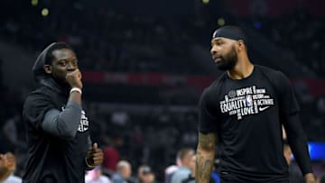 LA Clippers, Marcus Morris, Reggie Jackson (Photo by Harry How/Getty Images)