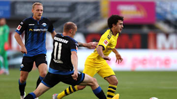Mateu Morey made a big impression on his Borussia Dortmund debut (Photo by Lars Baron / POOL / AFP)