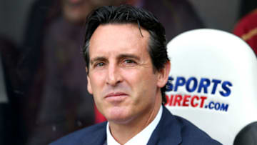 NEWCASTLE UPON TYNE, ENGLAND - SEPTEMBER 15: Unai Emery, Manager of Arsenal looks on ahead of the Premier League match between Newcastle United and Arsenal FC at St. James Park on September 15, 2018 in Newcastle upon Tyne, United Kingdom. (Photo by Alex Livesey/Getty Images)