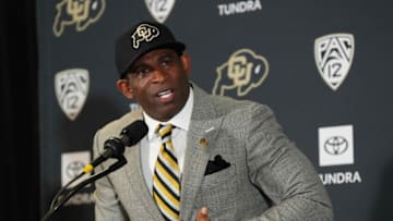 Mike Farrell Sports' Kyle Golik sent a worrying message on Deion Sanders and his Colorado football program as they head to the Big 12 Mandatory Credit: Ron Chenoy-USA TODAY SportsUniversity of Colorado chancellor Phil DiStefano and athletic director Rick George