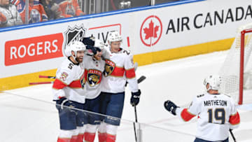 EDMONTON, AB - FEBRUARY 12: Aaron Ekblad