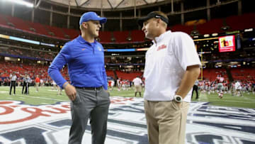 CBS analyst Barrett Sallee took a shot at Auburn football head coach Bryan Harsin saying Hugh Freeze is an SEC head coach and Harsin is not Mandatory Credit: Jason Getz-USA TODAY Sports
