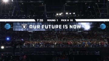 ARLINGTON, TX - APRIL 26: A video board (Photo by Tom Pennington/Getty Images)