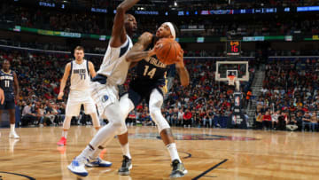 NEW ORLEANS, LA -OCTOBER 25: Brandon Ingram #14 of the New Orleans Pelicans handles the ball against the Dallas Mavericks on October 25, 2019 at the Smoothie King Center in New Orleans, Louisiana. NOTE TO USER: User expressly acknowledges and agrees that, by downloading and or using this Photograph, user is consenting to the terms and conditions of the Getty Images License Agreement. Mandatory Copyright Notice: Copyright 2019 NBAE (Photo by Layne Murdoch Jr./NBAE via Getty Images)