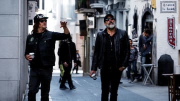 Norman Reedus and Jeffrey Dean Morgan in Ride with Norman Reedus (2016). Photo: Aidan Monaghan/AMC