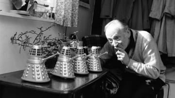 Doctor Who fans have enjoyed collecting Dalek figurines since the Sixties, and in October, they can look forward to four sets of new ones based on Time Lord Victorious!(Photo by Chris Ware/Keystone Features/Getty Images)