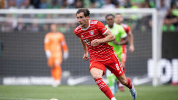 Bayern Munich midfielder Leon Goretzka set to return to action on Wednesday.(Photo by Marvin Ibo Guengoer - GES Sportfoto/Getty Images)