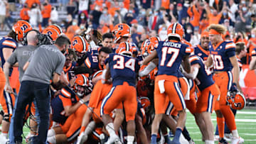 Syracuse football (Mandatory Credit: Mark Konezny-USA TODAY Sports)