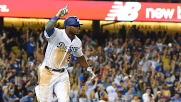 LOS ANGELES, CA - AUGUST 16: Yasiel Puig