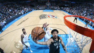 Brooklyn Nets Spencer Dinwiddie. Mandatory Copyright Notice: Copyright 2018 NBAE (Photo by Layne Murdoch/NBAE via Getty Images)