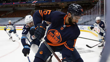 Jujhar Khaira #16, Edmonton Oilers (Photo by Codie McLachlan/Getty Images)