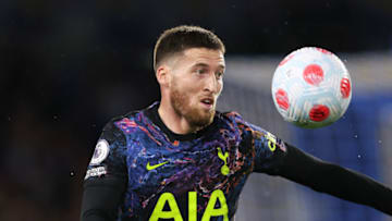 BRIGHTON, ENGLAND - MARCH 16: Matt Doherty of Tottenham Hotspur during the Premier League match between Brighton & Hove Albion and Tottenham Hotspur at American Express Community Stadium on March 16, 2022 in Brighton, England. (Photo by Matthew Ashton - AMA/Getty Images)