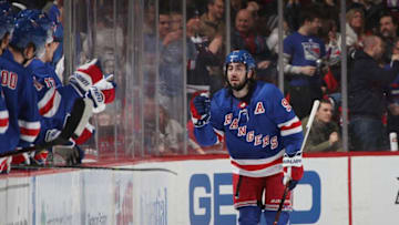 New York Rangers. Mika Zibanejad. (Photo by Bruce Bennett/Getty Images)