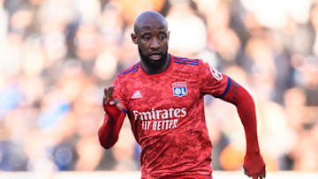 STRASBOURG, FRANCE - APRIL 10: Moussa Dembele of Lyon runs in the field during the Ligue 1 Uber Eats match between RC Strasbourg and Olympique Lyonnais at Stade de la Meinau on April 10, 2022 in Strasbourg, France. (Photo by Marcio Machado/Eurasia Sport Images/Getty Images)