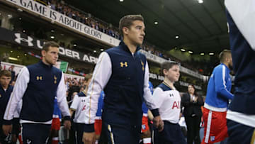 LONDON, ENGLAND - SEPTEMBER 21: Harry Winks of Tottenham walks out during the EFL Cup Third Round match between Tottenham Hotspur and Gillingham at White Hart Lane on September 21, 2016 in London, England. (Photo by Tottenham Hotspur FC/Tottenham Hotspur FC via Getty Images )