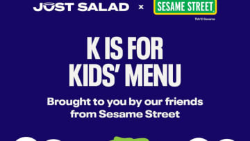 Rebecca: Just Salad Teams Up with Sesame Workshop to Launch Sesame Street Kids Menu. Image Courtesy of Just Salad.