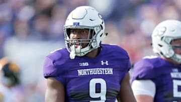 EVANSTON, IL - OCTOBER 21: Garrett Dickerson