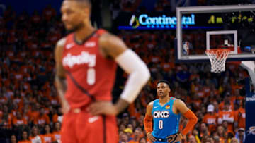 Russell Westbrook, OKC Thunder (Photo by Cooper Neill/Getty Images)