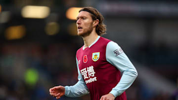 BURNLEY, ENGLAND - NOVEMBER 09: Jeff Hendrick of Burnley during the Premier League match between Burnley FC and West Ham United at Turf Moor on November 9, 2019 in Burnley, United Kingdom. (Photo by Robbie Jay Barratt - AMA/Getty Images)
