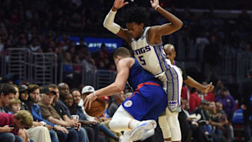 LOS ANGELES, CA - JANUARY 13: De'Aaron Fox