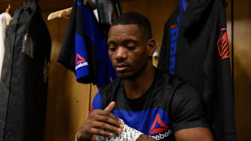 BUFFALO, NY - APRIL 08: Will Brooks prepares for his lightweight bout against Charles Oliveira of Brazil at KeyBank Center on April 8, 2017 in Buffalo, New York. (Photo by Mike Roach/Zuffa LLC/Zuffa LLC via Getty Images)